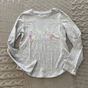 FRIENDS gray long sleeve shirt ~ M{8}